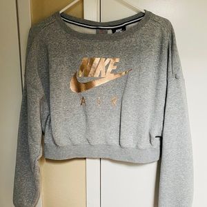 Nike Gray Air Rally Crewneck